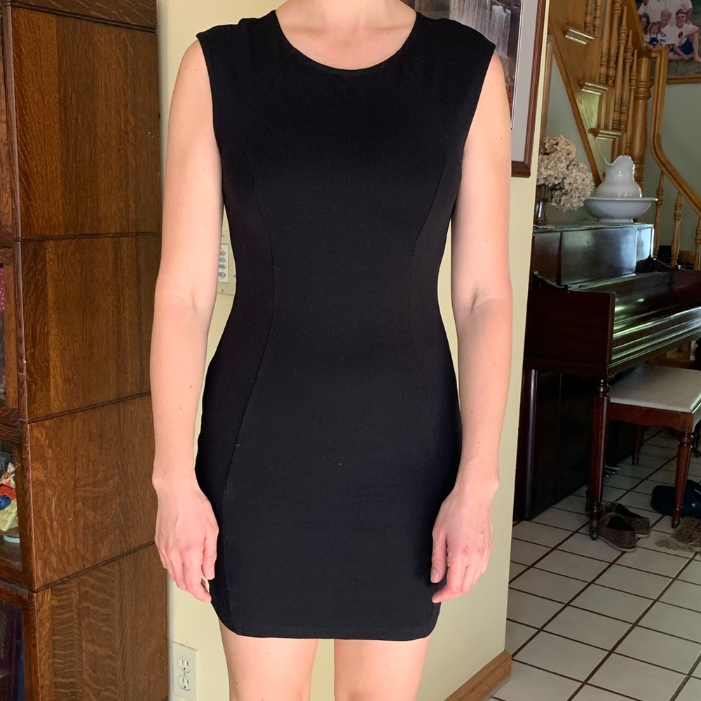 NWT Monteau little black dress, size Small